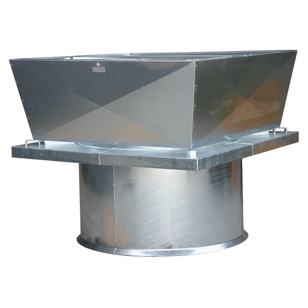 Heavy Duty Roof Mounted Axial Fan Vertical Discharge